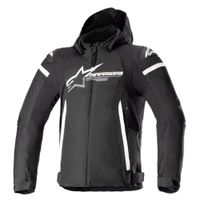 ALPINESTARS Zaca Waterproof Jacket, Textiel motorjas heren, Zwart-Wit