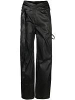 Ottolinger pantalon droit à design asymétrique - Noir