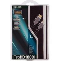 Belkin ProHD 1000 High Speed HDMI-kabel (incl. Ethernet, 4K/Ultra HD compatibel, 1m) zwart