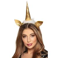 Boland Tiara Unicorn Dames Goud One-size