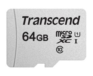 Transcend Premium 300S microSDXC-kaart 64 GB Class 10, UHS-I, UHS-Class 1