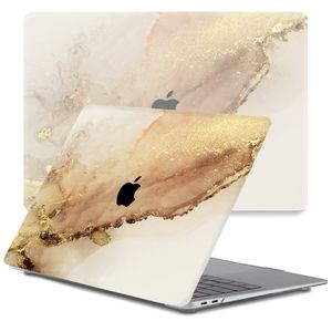 Lunso MacBook Air 13 inch M1 (2020) cover hoes - case - Sweet Caramel