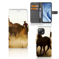 Xiaomi 11 Lite 5G NE | Mi 11 Lite Telefoonhoesje met Pasjes Design Cowboy - thumbnail