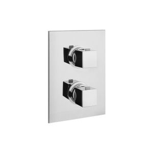 Douchekraan Inbouw Sapho Dimy Thermostatisch Afbouwdeel 2-weg Chroom Sapho