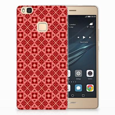 Huawei P9 Lite TPU bumper Batik Rood