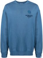 AAPE BY *A BATHING APE® sweat à logo brodé - Bleu