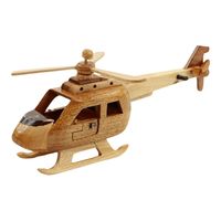 Houten Helikopter (25 x 13 cm) - thumbnail