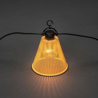 Konstsmide 2333-830 Lichtketting Buiten Energielabel: G (A - G) werkt op het lichtnet Aantal lampen 10 LED Barnsteen Verlichte lengte: 9.15 m Dimbaar, - thumbnail