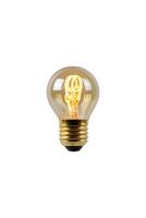 Lucide LED Bulb - Filament lamp - Ø 4,5 cm - LED Dimb. - E27-1x3W 2200K - Amber