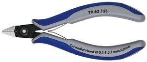 Knipex Precisie elektronica-zijsnijtang gebruineerd met meer-componentengrepen 125 mm - 7962125