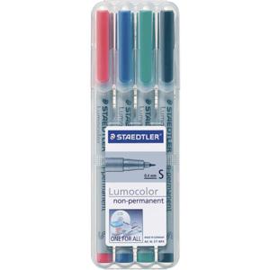 Staedtler 311 WP4 markeerstift 4 stuk(s) Zwart, Blauw, Groen, Rood