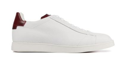 Santoni Heren Sneakers in Leder (Wit) Santoni Heren Sneakers in Leder (Wit)