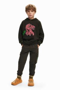 Dinosaurus sweatshirt - GREEN - XL