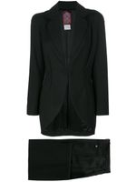 John Galliano Pre-Owned veste et pantalon de tailleur - Noir - thumbnail