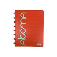 Atoma Sorbet schrift, ft A5, 144 bladzijden, gelijnd, rood