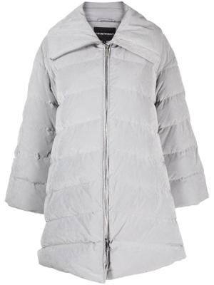 Emporio Armani Gewatteerde jas - Grijs