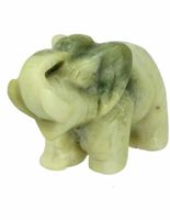 Olifant van Edelsteen donkere Jade - thumbnail