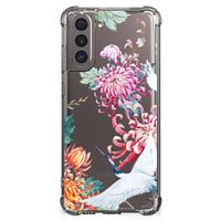 Samsung Galaxy S21 Case Anti-shock Bird Flowers - thumbnail