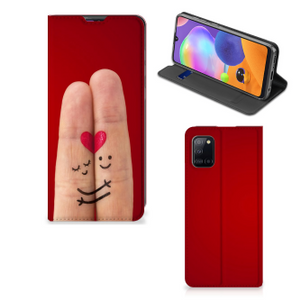 Samsung Galaxy A31 Hippe Standcase Liefde - Origineel Romantisch Cadeau