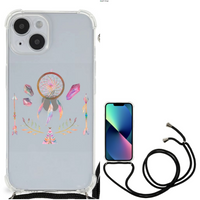 iPhone 14 Stevig Bumper Hoesje Boho Dreamcatcher - thumbnail