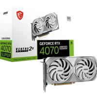 MSI GeForce RTX 4070 SUPER 12G VENTUS 2X WHITE OC - thumbnail