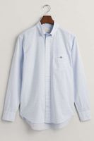 GANT Regular Fit Overhemd lichtblauw, Ruit