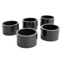 Hzb Spacers 28.6 mm 1-1/8 inch oversized 20 mm carbon 5 stuks 6500033 - thumbnail