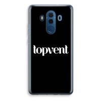 Topvent Zwart: Huawei Mate 10 Pro Transparant Hoesje