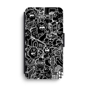 Vexx Black City : iPhone XS Max Flip Hoesje