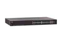 Cisco SG250X-24 24-poorts netwerkschakelaar zwart