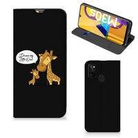 Samsung Galaxy M30s | M21 Magnet Case Giraffe - thumbnail