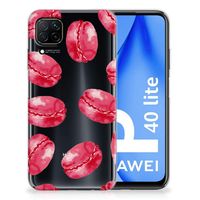 Huawei P40 Lite Siliconen Case Pink Macarons