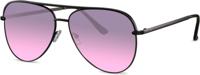 CWI zonnebril unisex piloot zwart/roze (CWI1910)