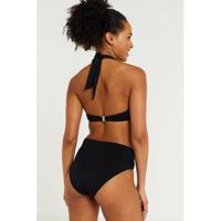 BEACHWAVE halter push-up bikinitop zwart