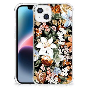 Case voor Apple iPhone 14 Plus Dark Flowers