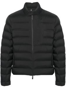 Moncler doudoune à logo embossé - Noir