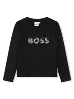 BOSS Kidswear t-shirt en coton à logo imprimé - Noir - thumbnail