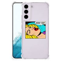 Samsung Galaxy S22 Anti Shock Bumper Case Popart Oh Yes