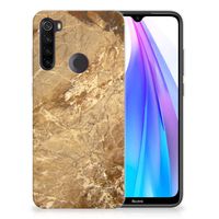 Xiaomi Redmi Note 8T TPU Siliconen Hoesje Marmer Creme