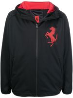 Ferrari veste zippée à logo imprimé - Noir