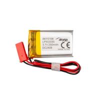 3,7 V 250 mAh batterij batterij LP502030 lithium-polymeer AKYGA AKY0106 Li-Po batterij PCM JST 2-polige aansluiting 2,54 15 cm