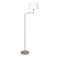 Steinhauer Vloerlamp Mexlite 154cm metaalgrijs met witte kap 5894ST