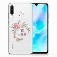 Huawei P30 Lite Telefoonhoesje met Naam Boho Text