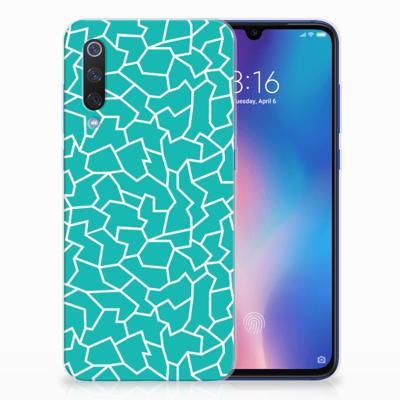 Xiaomi Mi 9 Hoesje maken Cracks Blue