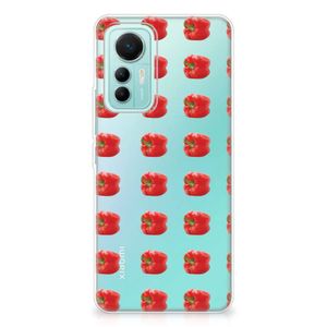 Xiaomi 12 Lite Siliconen Case Paprika Red