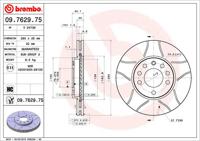 Remmenset, remschijf BREMBO, Remschijftype: Binnen geventileerd, Inbouwplaats: Achteras: , u.a. für Vauxhall, Opel, Chevrolet - thumbnail