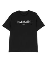 Balmain Kids t-shirt en coton à logo imprimé - Noir - thumbnail