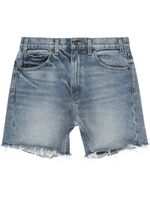 Nili Lotan short en jean à taille haute - Bleu - thumbnail