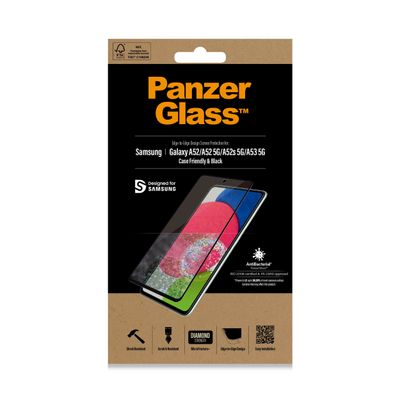 PanzerGlass Edge2Edge Screenprotector (glas) Galaxy A52, Galaxy A52 5G, Galaxy A52s 5G, Galaxy A53 5G 1 stuk(s) 7253