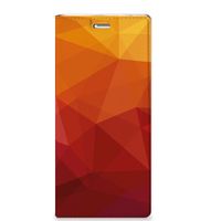 Stand Case voor Sony Xperia XZ | XZs Polygon Red - thumbnail